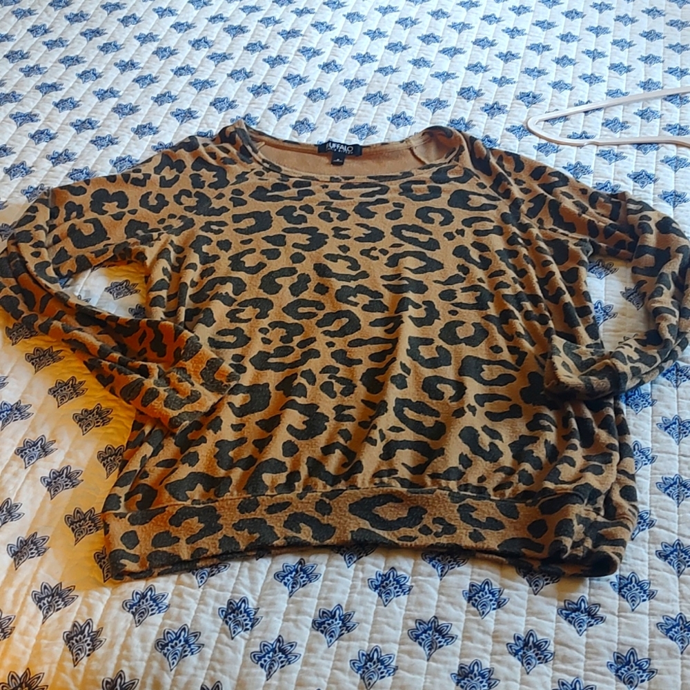 Cheetah print sweater